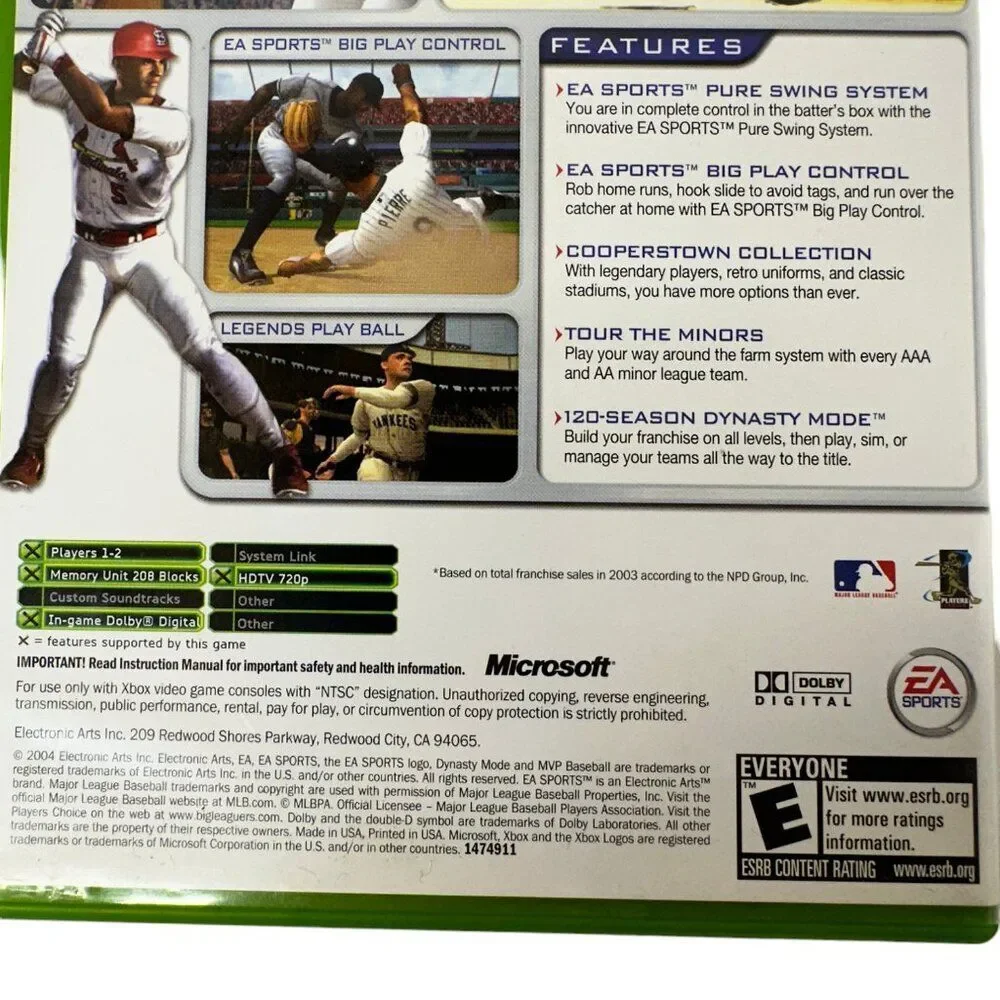 XBOX EA Sports MVP Baseball 2004 (2004)